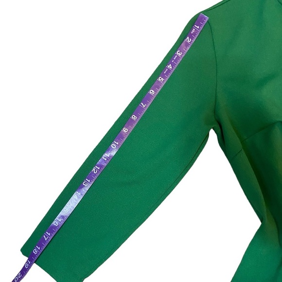 Vintage 60s Sears Kelly Green Short Mod Shift Dress - Picture 11 of 13